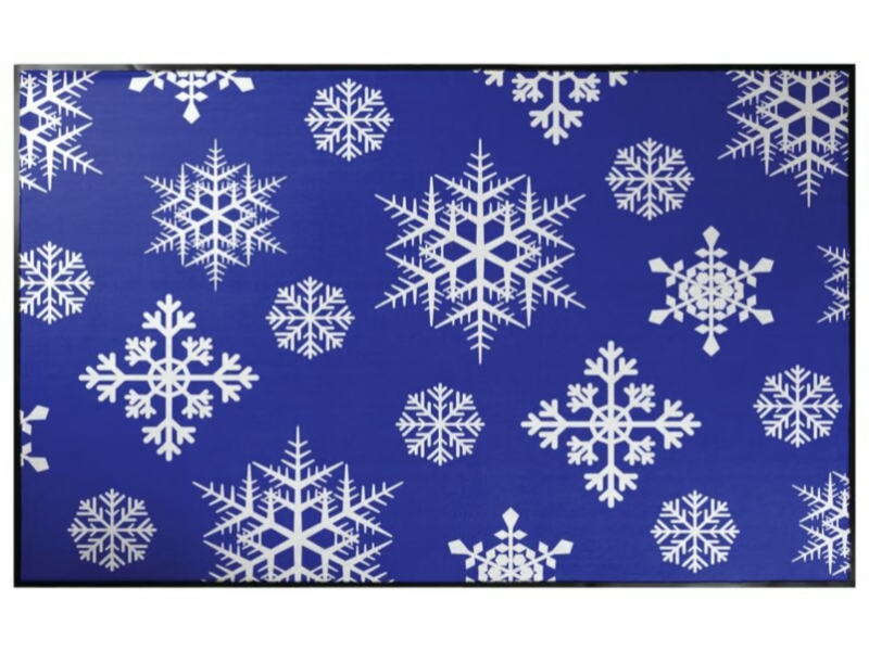 Notrax Winter Entry Door Mats With Snowflake Design 195SF Series