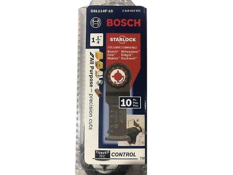 BOSCH® Starlock® Oscillating Multi Tool BiMetal Xtraclean Clean