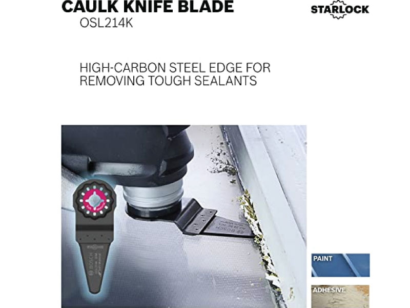 BOSCH® Starlock® Oscillating Multi Tool Caulk Knife Blade 21/4" Inch