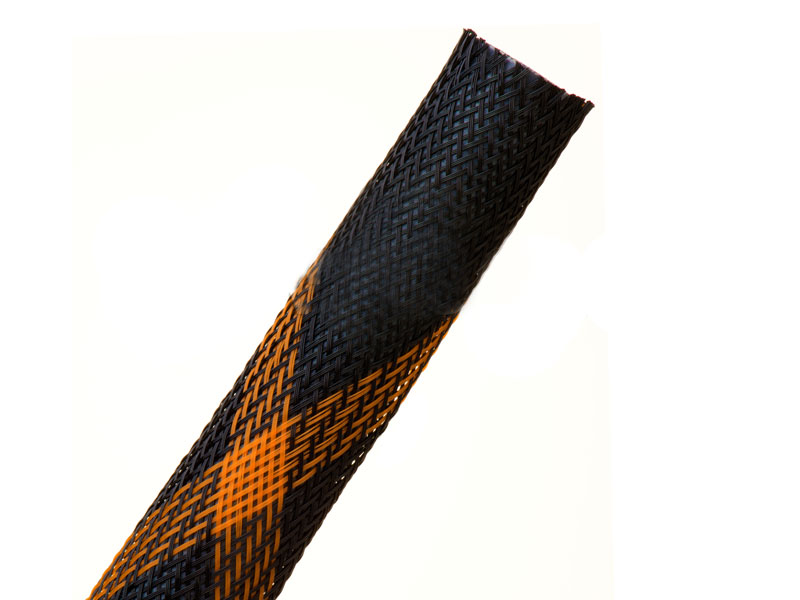 PETV－Wraparound braided sleeving for automotive wire assembly