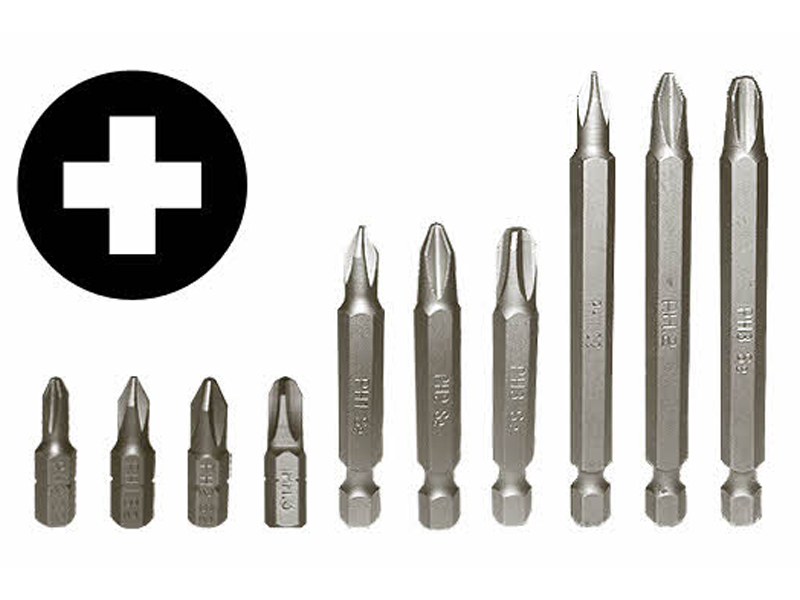 Phillips S2 Steel Screwdriver / Power Bits