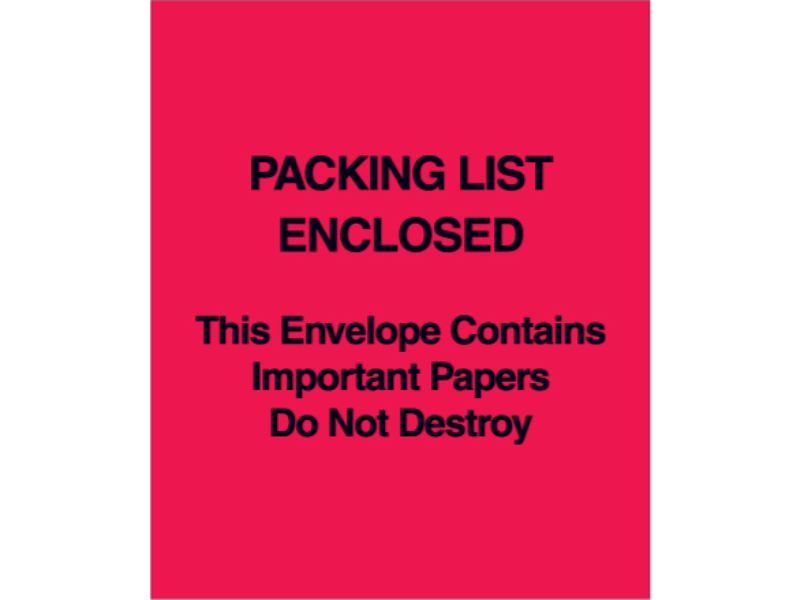Pack Kontrol® Important Papers Enclosed Envelopes