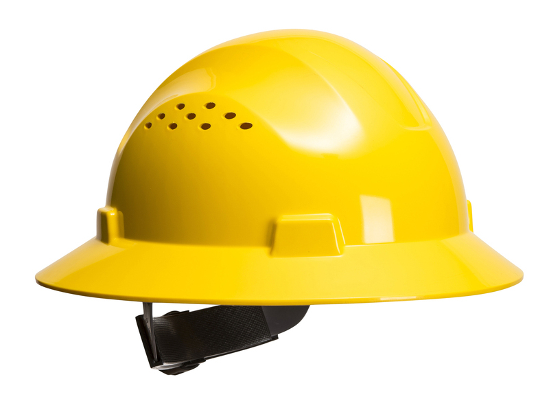 Site Safety Workwear Full Brim Future Hard Hat Helmet White Portwest 