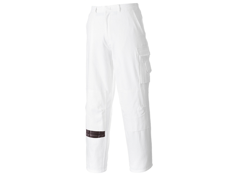 Portwest White Cotton Painters Pants - S817 | Cotton Pants