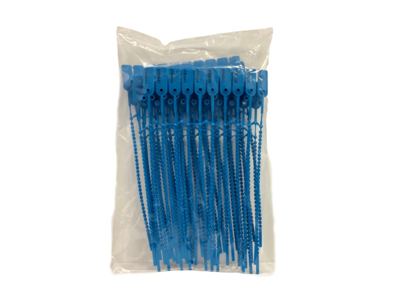 Pull Tight Numbered Identification and Tamper Evident zip ties