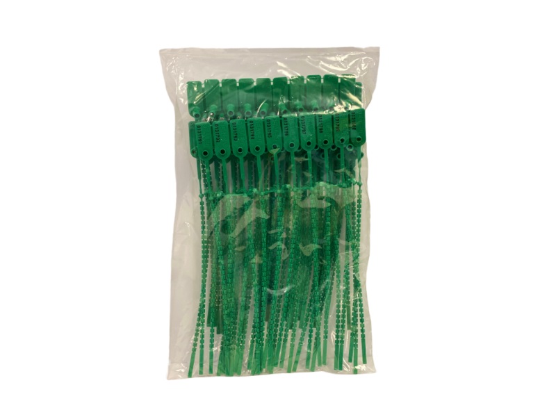 Pull Tight Numbered Identification and Tamper Evident zip ties