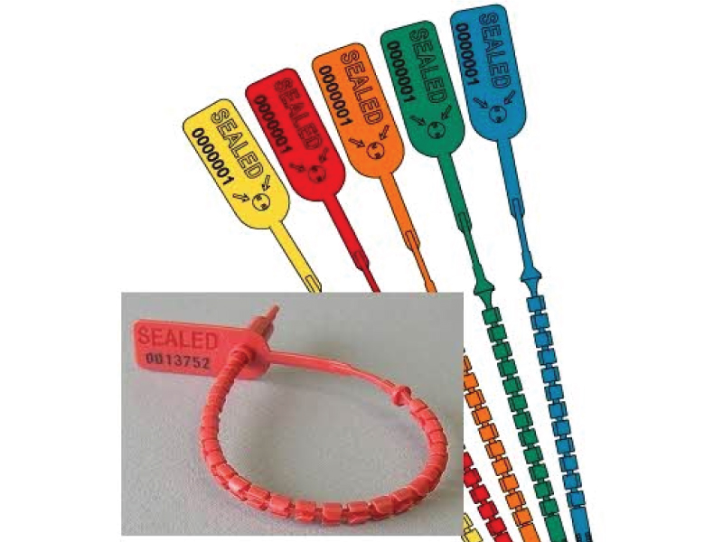 Kable Kontrol Pull Tight Tamper Evident Zip Ties – Identification Seal, 50 Pack, USA Made