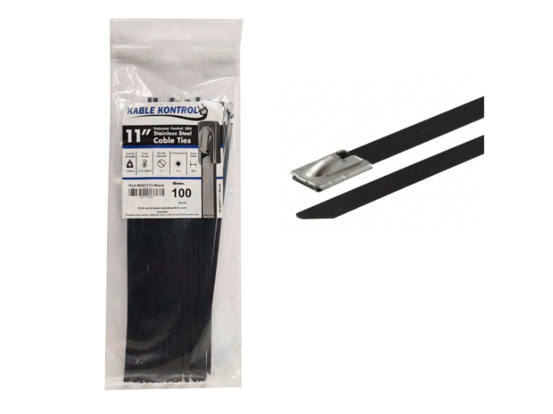 plastic coated metal zip ties
