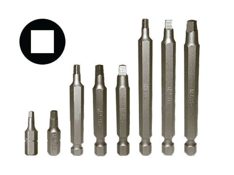 Robertson S2 Steel Screwdriver Bits