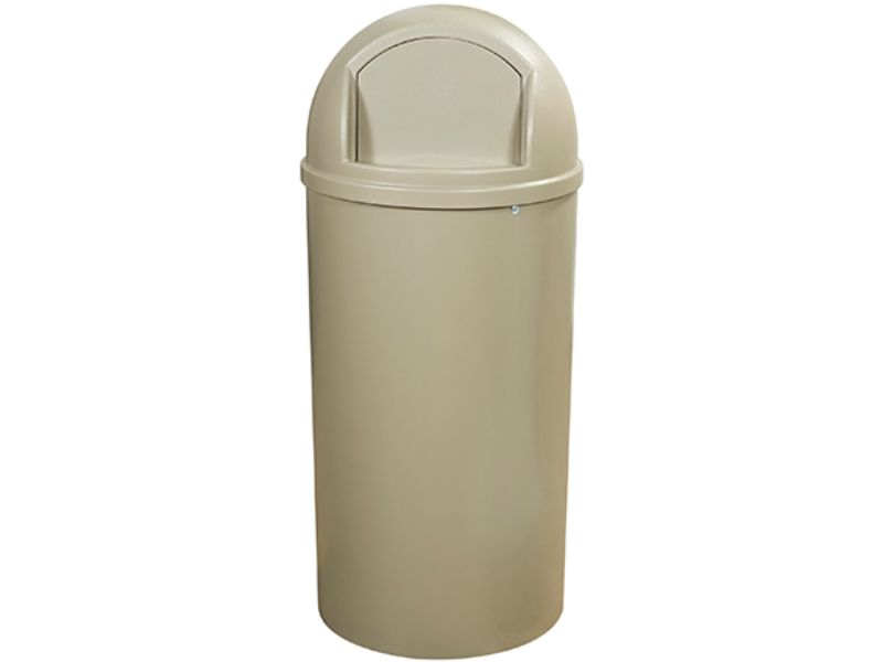 Rubbermaid® Marshal® Domed Trash Cans