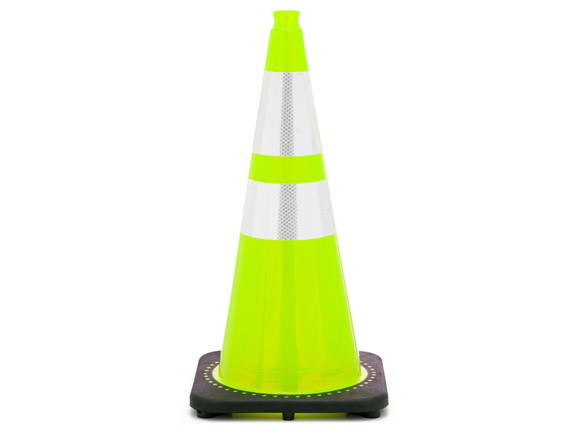 JBC Safety® Lime Green Traffic Cones