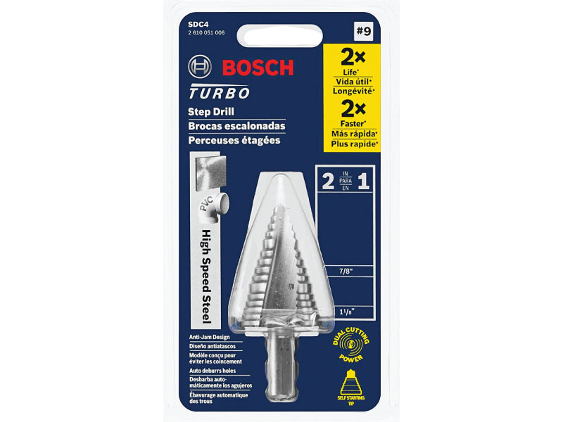 Bosch step drill bit deals