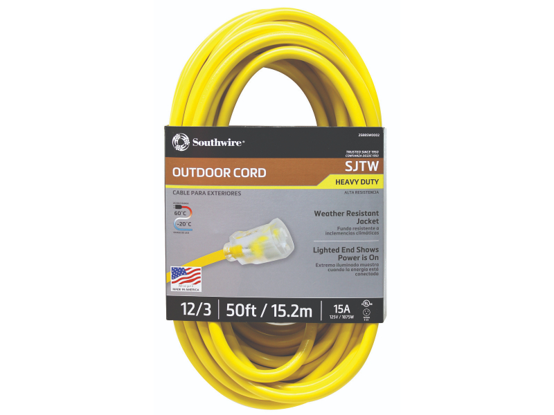 Southwire® Heavy Duty 3 Prong Extension Cord