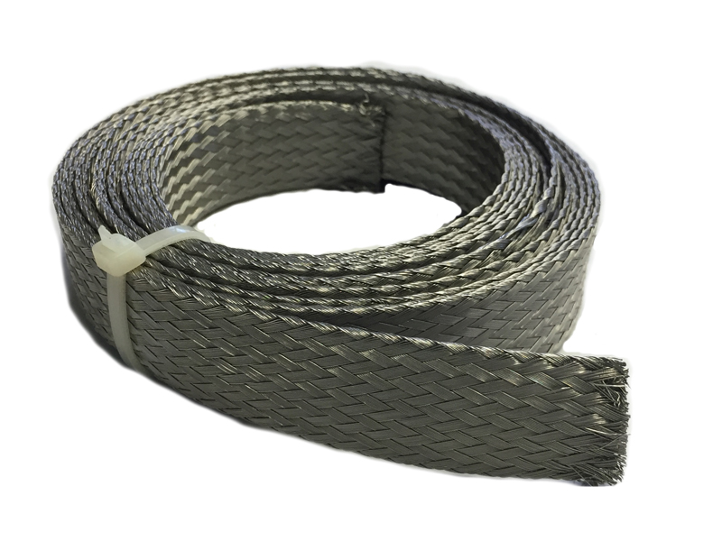 Stainless Steel FLAT Braid Sleeving 304-3//4/" length 10 FT USA MADE