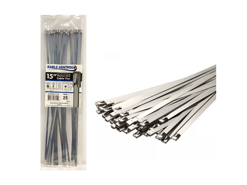 Pack of 25 25 New 12" Stainless Steel Cable Ties 