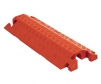 Linebacker 2-channel polyurethane drop over cable protector, orange