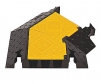 Right turn forYellow Jacket CP-3-225 3-channel cable protector