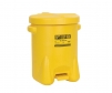 937-fl-14-gallon eagle poly oily waste cans yellow