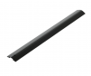 Black aluminum cable hose protector with 24