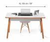 Bluelounge® Studio desk xl size, bd-sdxl