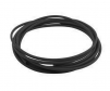 Rolled up cut lengths of 2:1 heat shrink tubing, Black