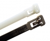 releasable zip ties black and white color