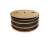 Black  bulk roll of 2:1 Polyolefin Heat Shrink Tubing