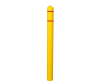 4" x 56" Protector Cover for bollards,Yellow with Red stripes