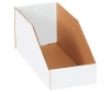 Corrugated Bins White