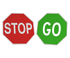 Cortina stop and go hand held traffic sign with 18 inch aluminum sign frame with no handle or sheeting