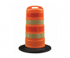 Orange Diamond grade traffic channelizer barrel drum with 4