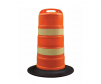 Orange Engineer grade traffic channelizer barrel drum with 4