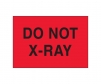 Do Not Xray Red Solid