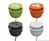Eclipse circular 3AC powered desk grommet, multi colors