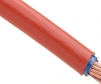 Red flame retardant silicone coated flexglass sleeving