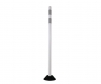 flexible surface mount traffic delineator white