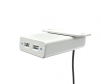 Garcia desk under mount USB hub, white