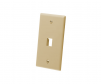 1-Port Keystone Wall Plate, ivory