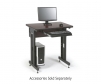 Kendall Howard 36 inch long adjustable work desk, African mahogany