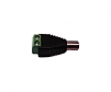 DC wire plug for LED light strips, 1 pack.