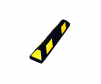 Park It rubber parking stops,3' Long, Yellow/Black