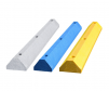 Plastic parking stops, 4' long, 3 colors