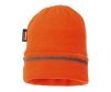 portwest b023or thermal knit hat hi vis