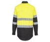 portwest e066 gallery two tone long sleeve dress shirt