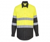 portwest e066 two tone long sleeve dress shirt
