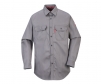portwest fr89gr bizflame flame resistant collared shirt