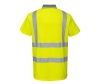 portwest s477 gallery1 hi vis polo shirt sleeve yellow