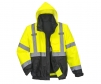 us365 portwest hi vis 3 in 1 bomber jacket lined in yellow