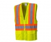 portwest us371yl tulsa hi vis vest contrast