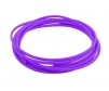 Rolled up cut lengths of 2:1 heat shrink tubing, Purple